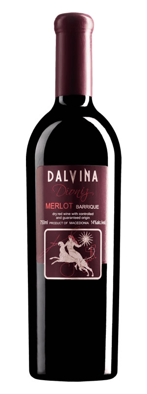 Vinarija Dalvina - Merlot Dioniz barrique - Compania de Vinos Montenegro